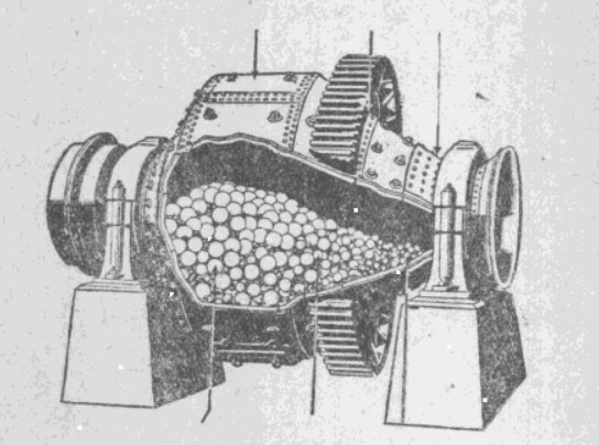 圓周排出型球磨機結(jié)構(gòu)
